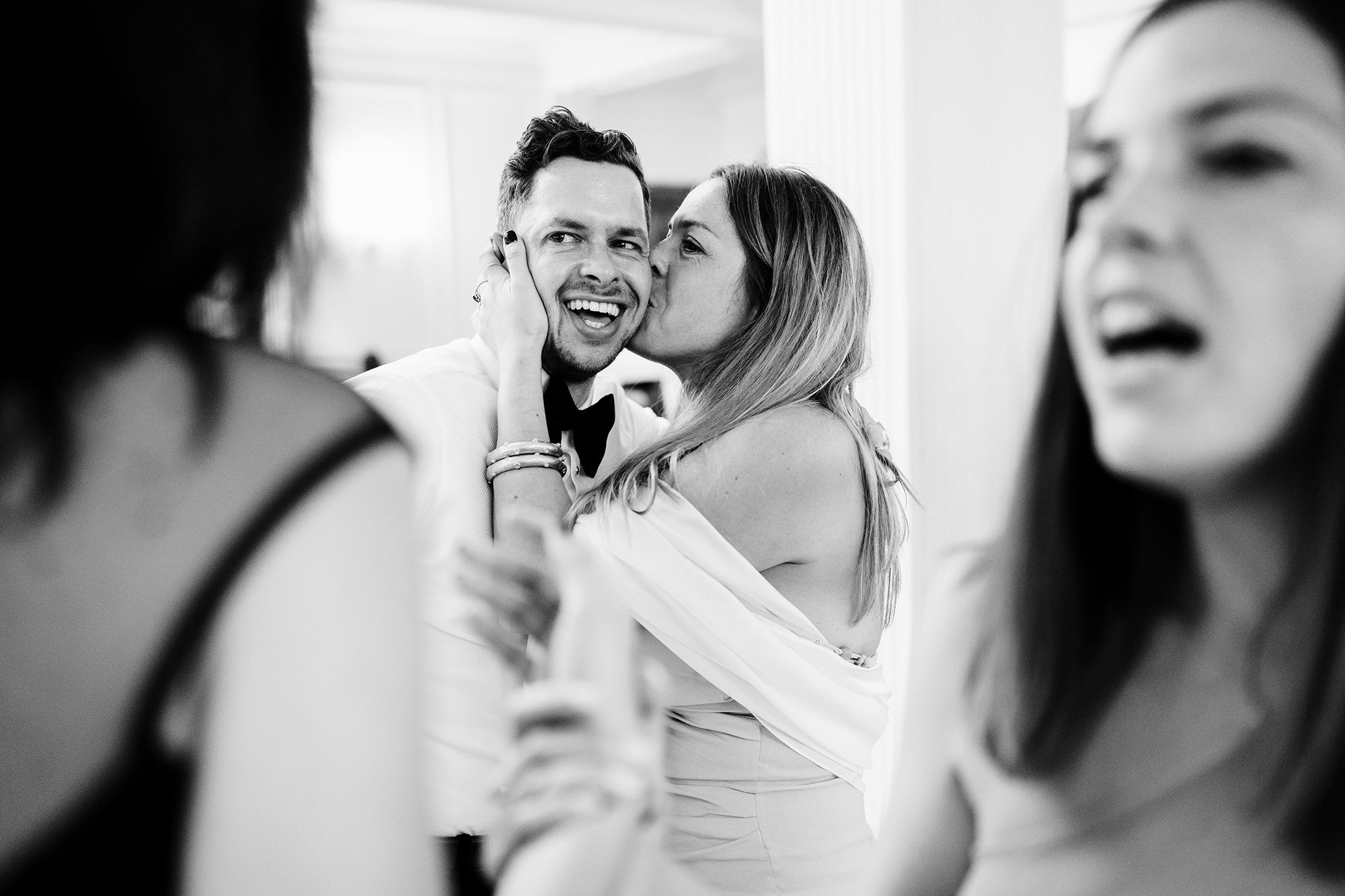 Groom captured during a real wedding moment in Sicily