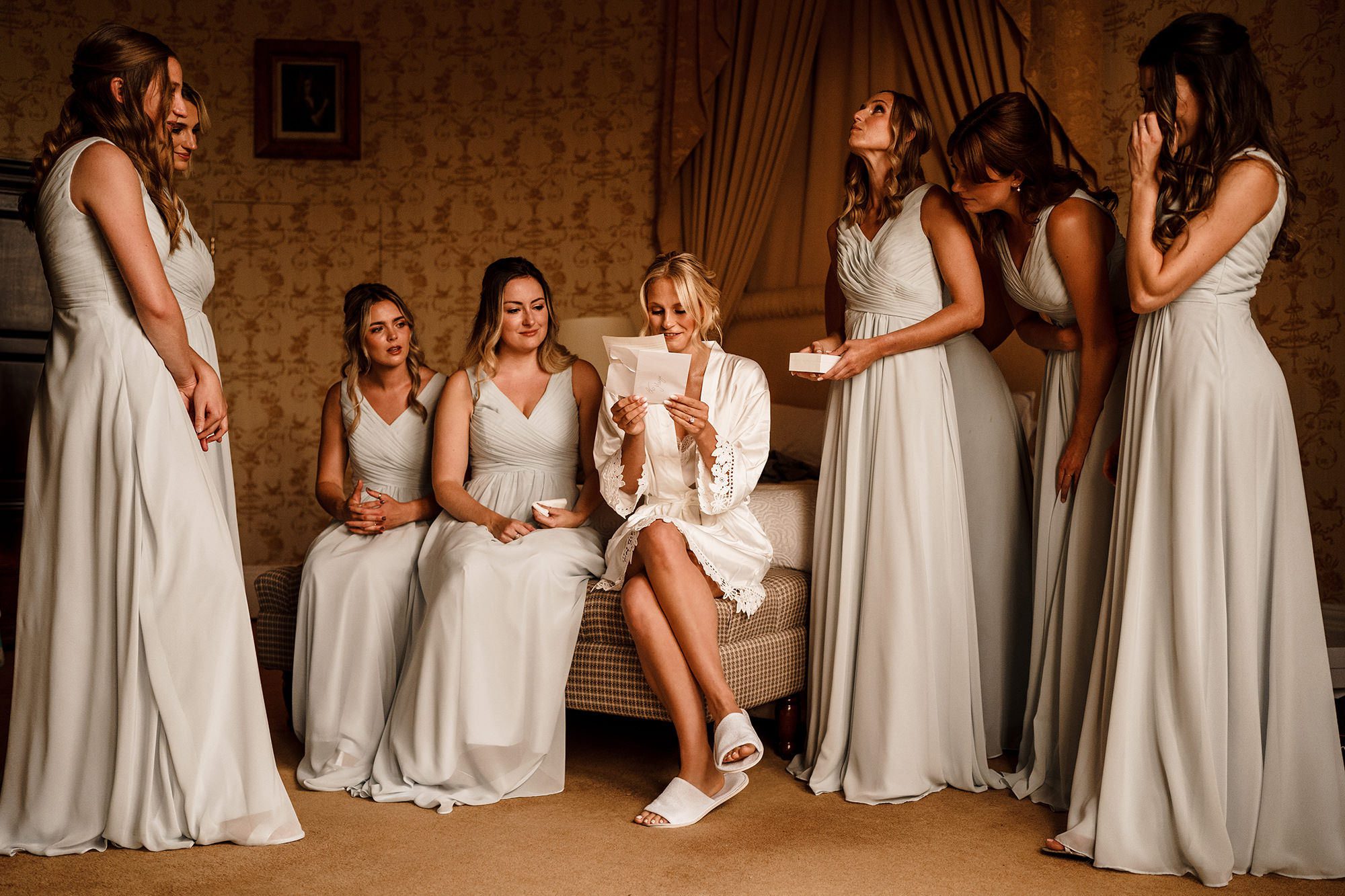 Natural candid image from a real wedding day