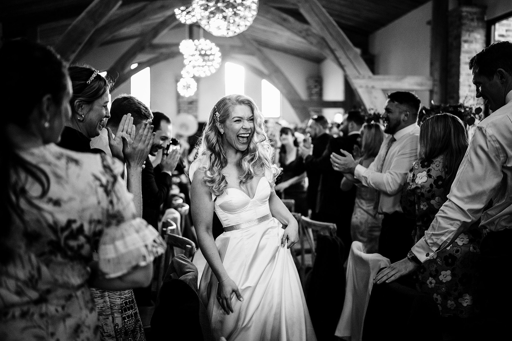 Real wedding interaction captured unobtrusively