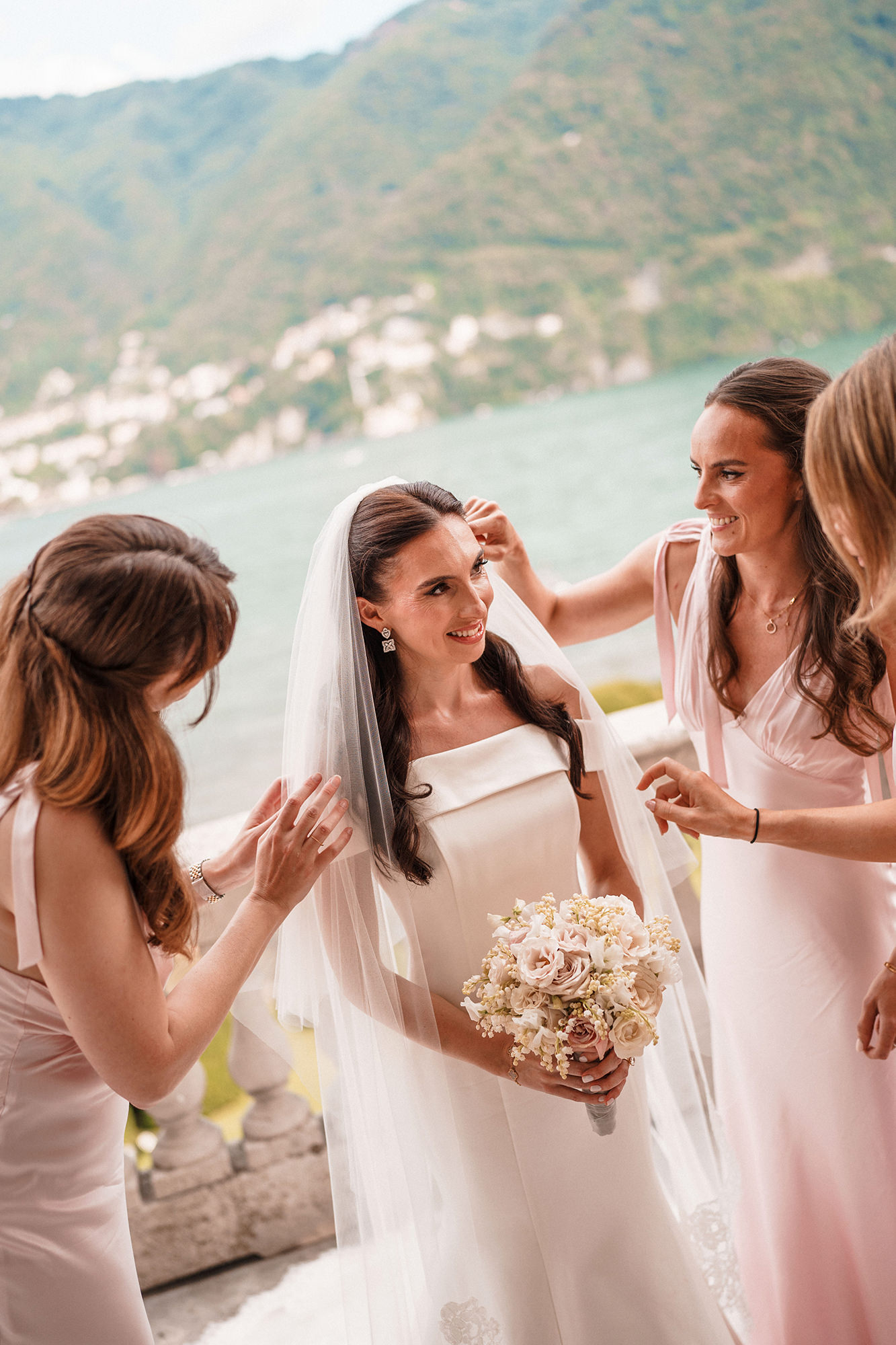 Ceremony reactions at Villa Erba