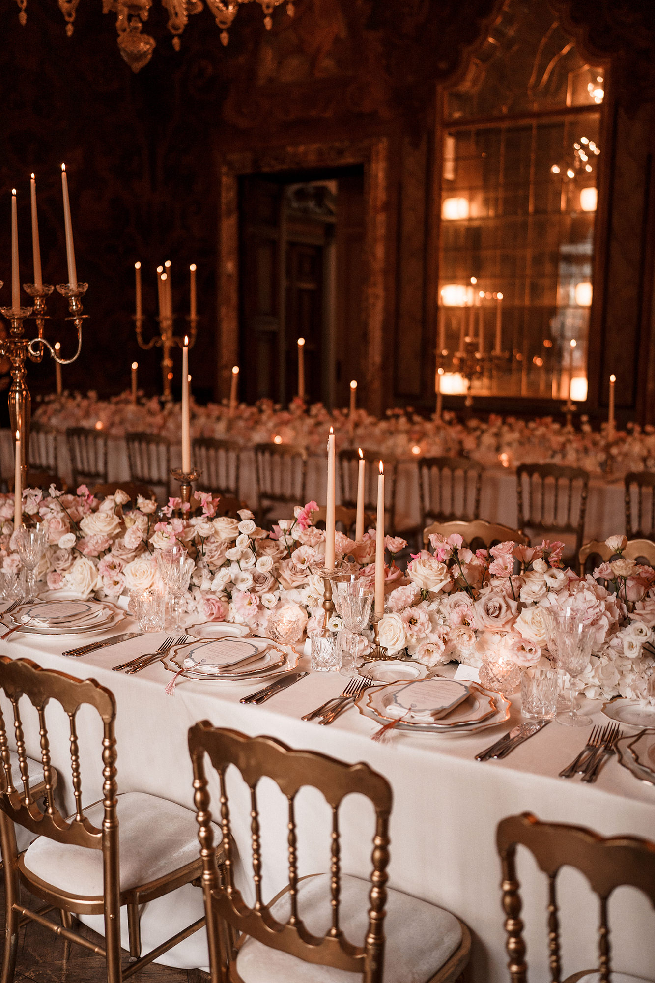 Wedding speeches at Villa Erba on Lake Como